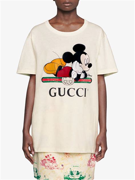 t shirt gucci mickey|mickey mouse wearing gucci.